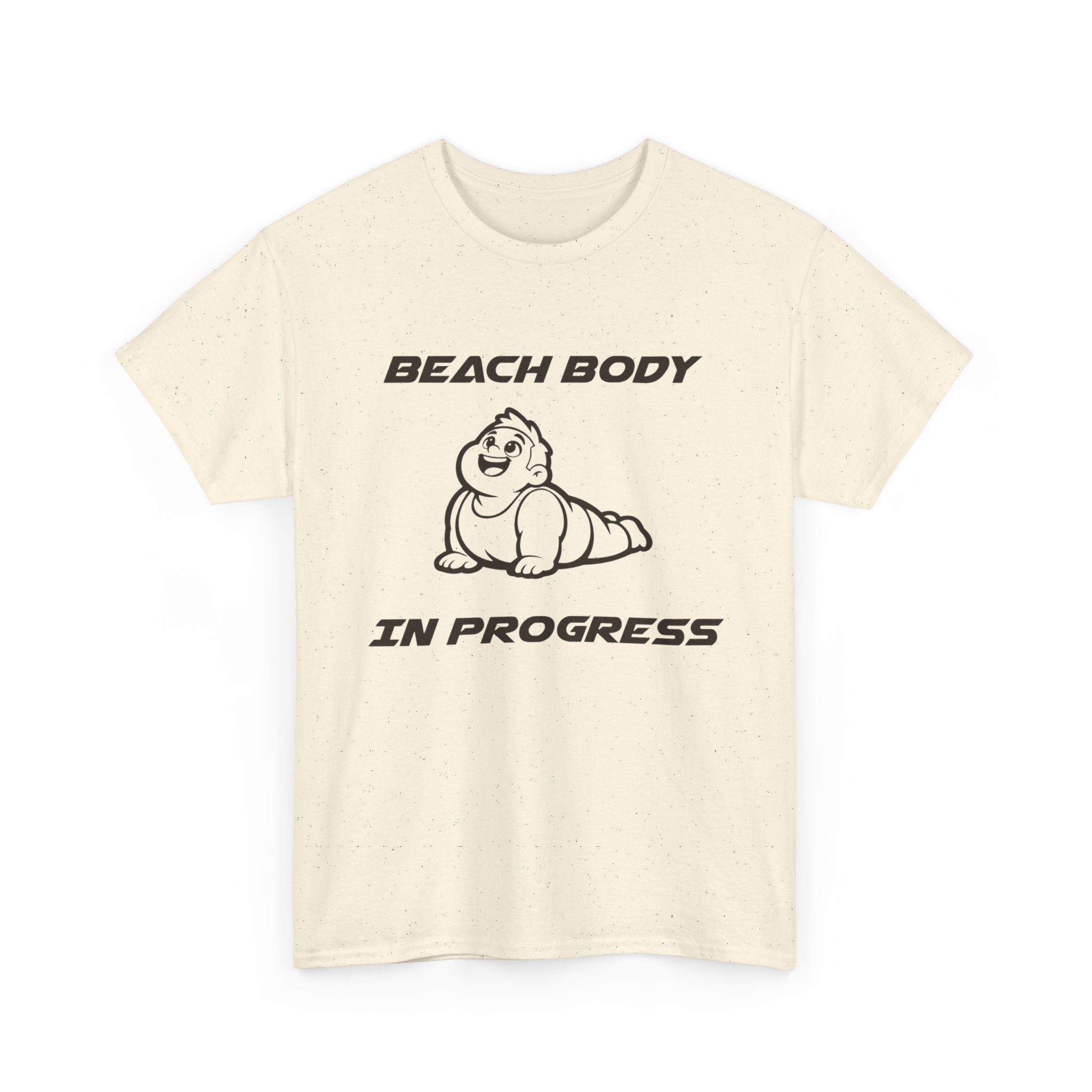 Beach Body In Progress T-Shirt — Funny Fitness Graphic Tee