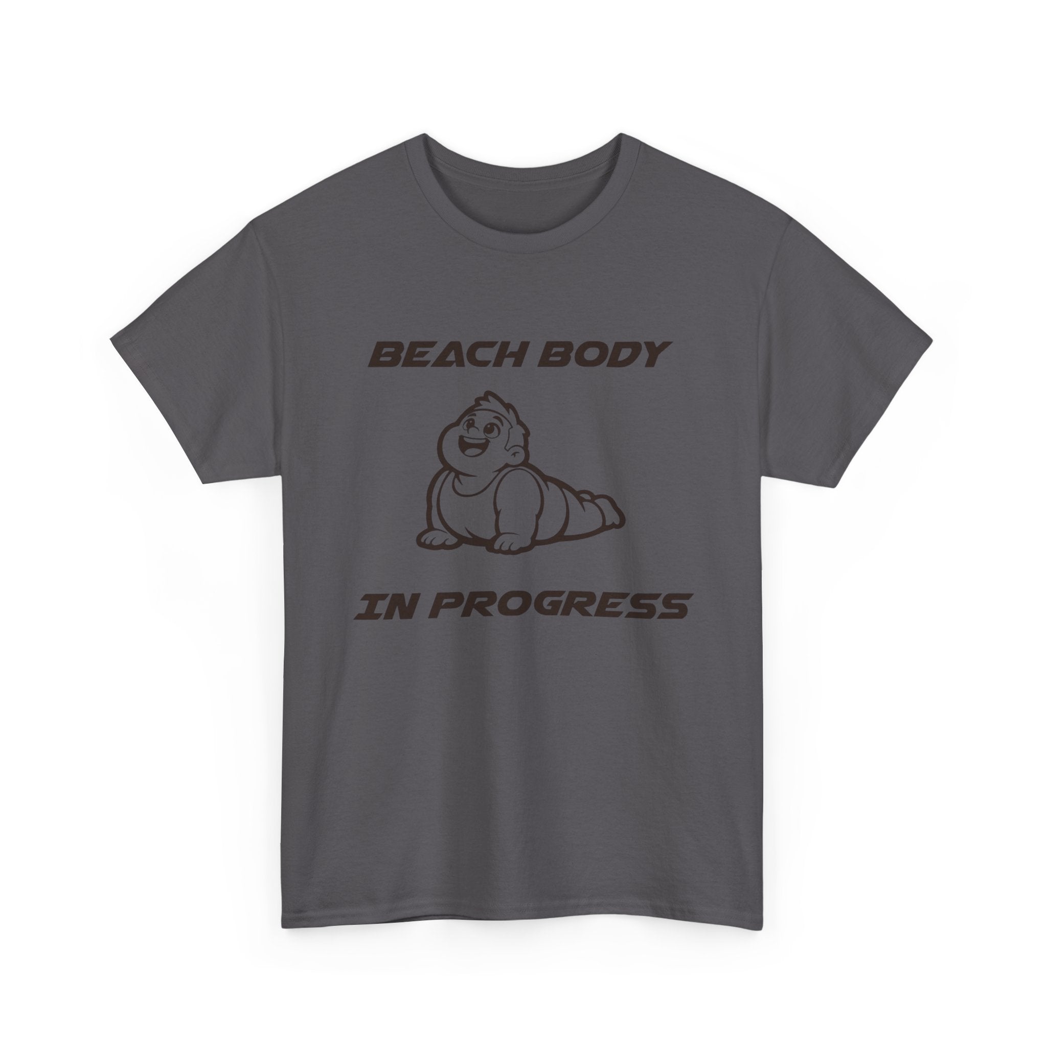 Beach Body In Progress T-Shirt — Funny Fitness Graphic Tee