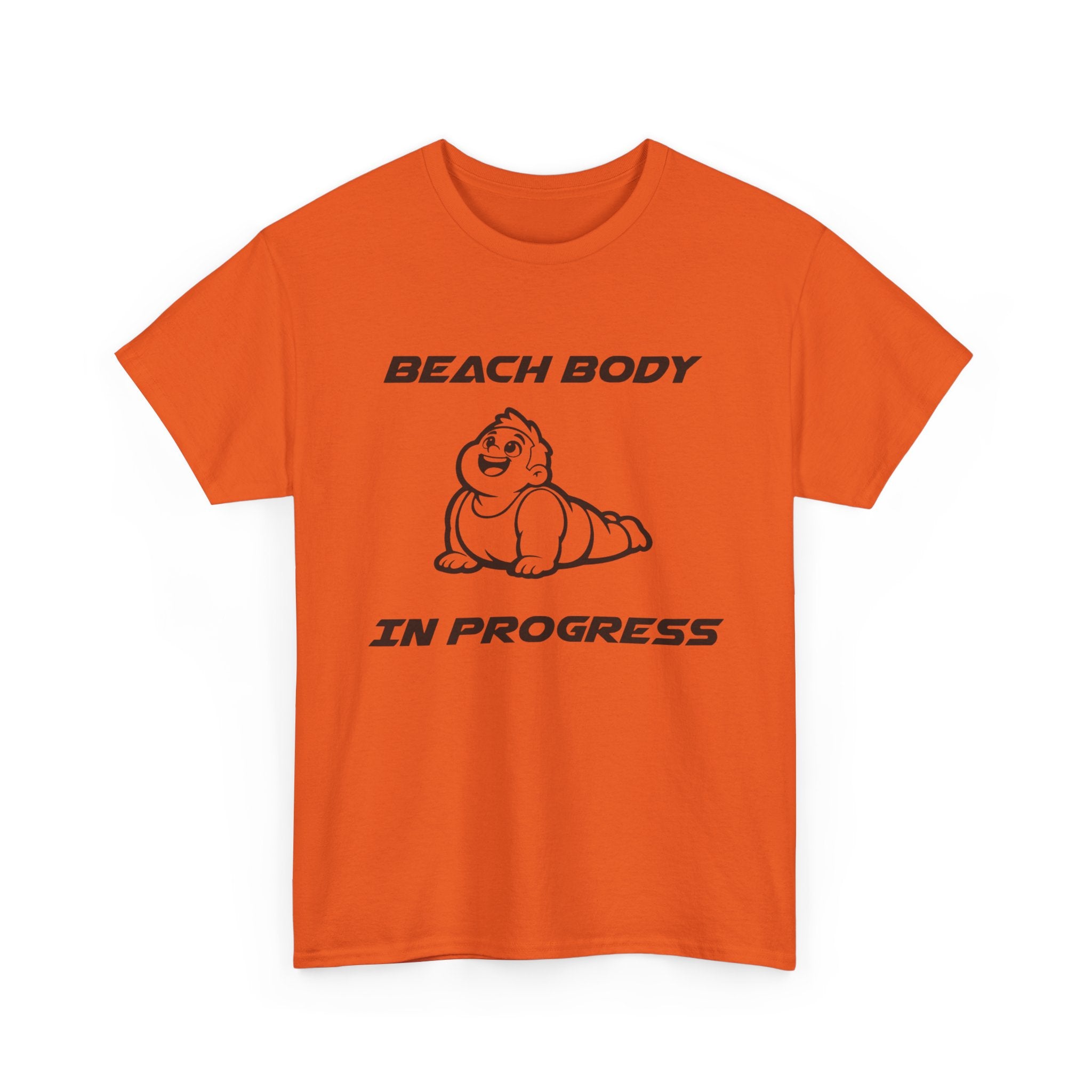 Beach Body In Progress T-Shirt — Funny Fitness Graphic Tee
