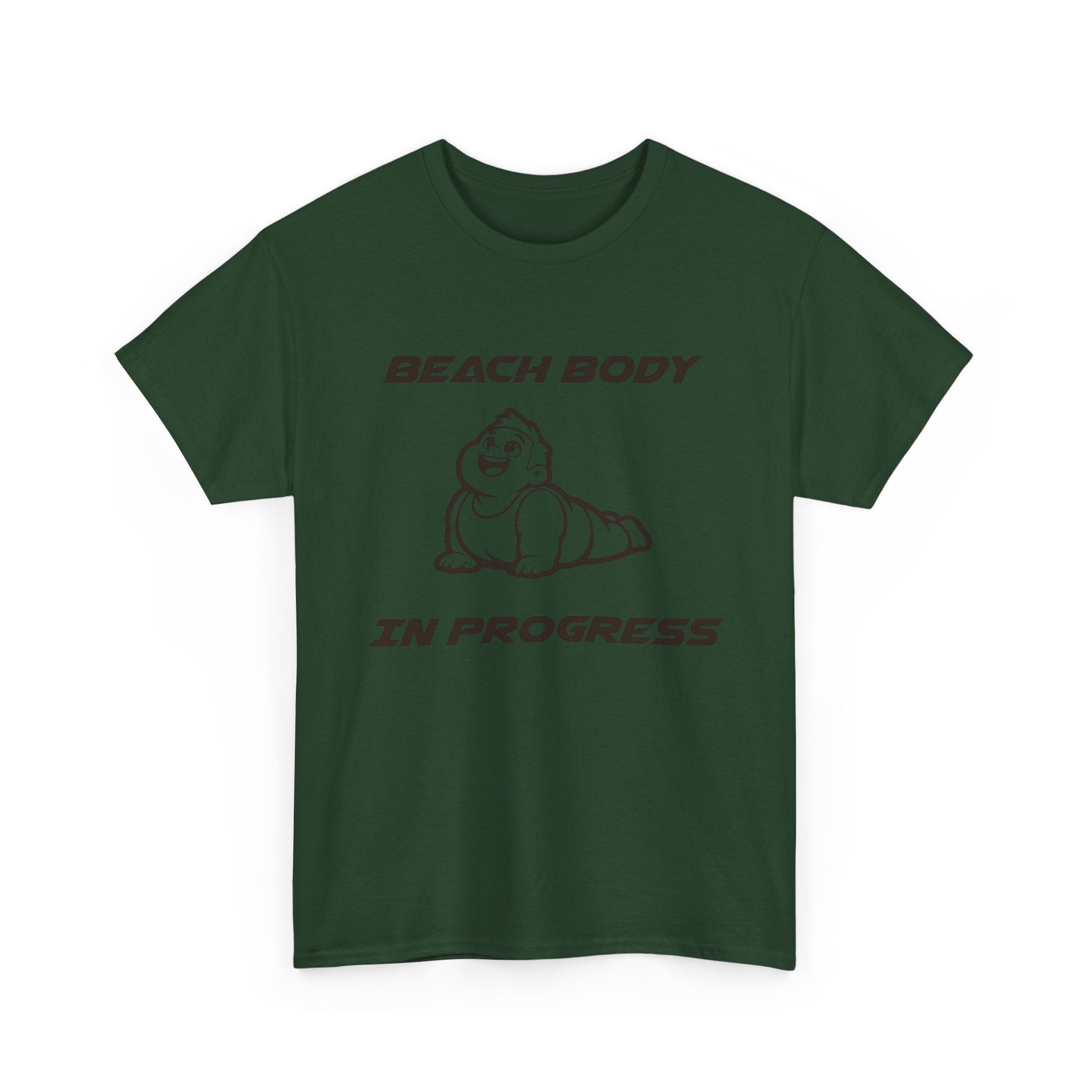 Beach Body In Progress T-Shirt — Funny Fitness Graphic Tee