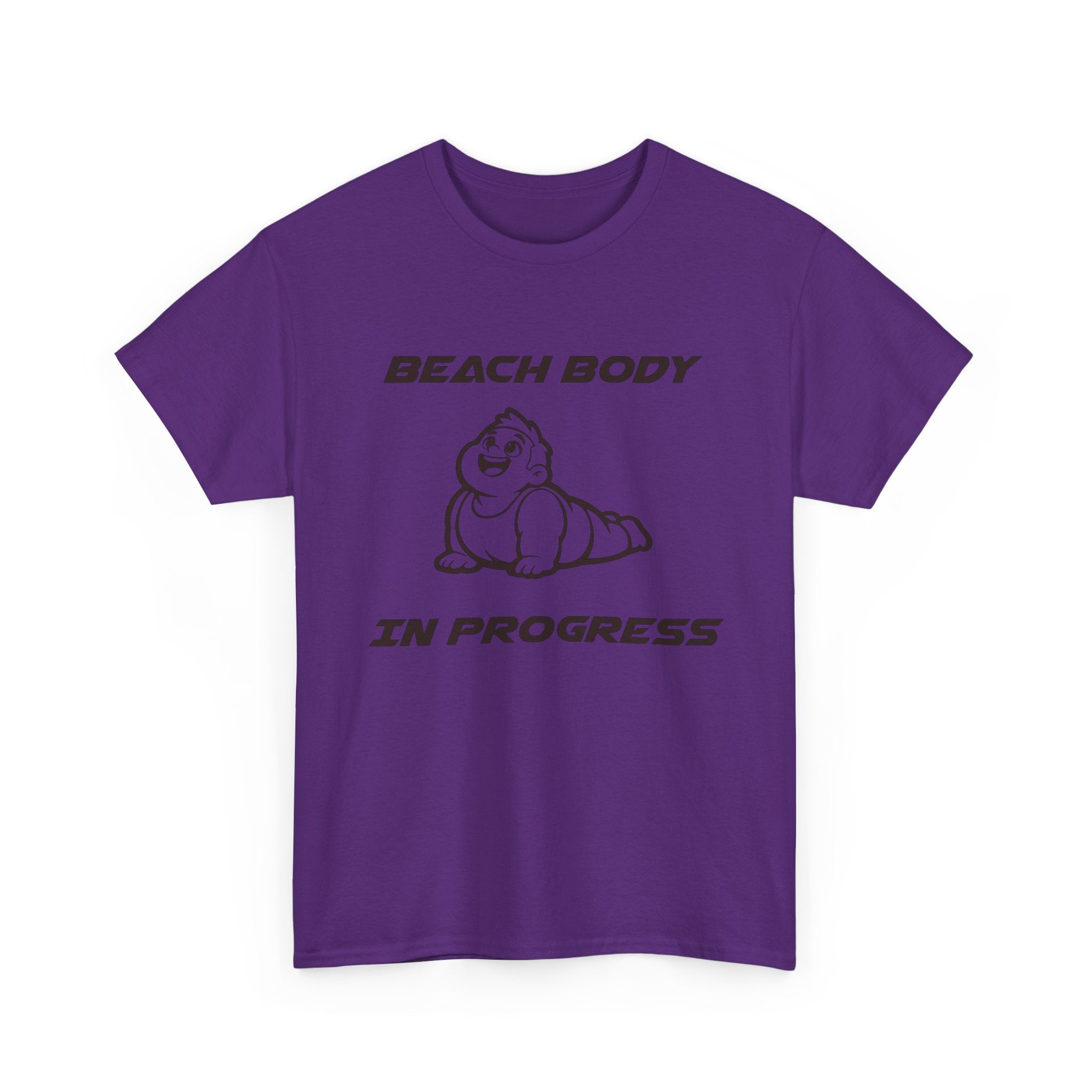 Beach Body In Progress T-Shirt — Funny Fitness Graphic Tee